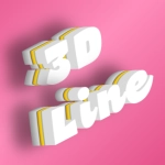 Texte avec effet 3D magnifique