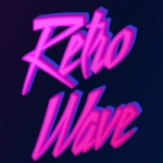 Police de caractères et effet magnifique dans le générateur de texte 3D retrowave