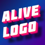 Logo avec police dégradée et volume