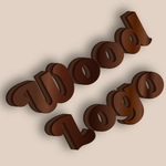 Légende 3D dans le style du bois