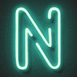 Animation GIF texte néon