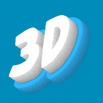 Animation GIF police 3D