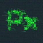 Police pixel avec animation gif