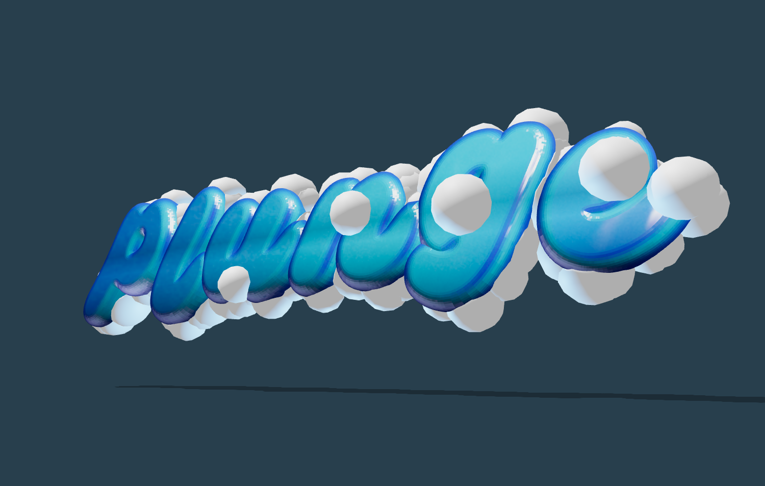 Légende jolie avec lettres gélées