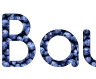 Texte en ligne avec baies de myrtille : Police Comfortaa