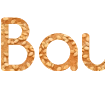 Inscription sur fond de croûte de pain avec graines de cumin — belle police Comfortaa