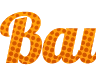 Votre texte en ligne sur un fond orangé - Police Lobster