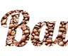 Créez votre inscription png en ligne sous forme de grains de café - belle police Lobster