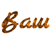 Constructeur de textes en ligne avec effet fibres orange png
